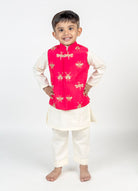 Jugnoo Hand Embroidered Kurta Jacket Set - CiceroniKurta Set, Festive wearMr. Brat