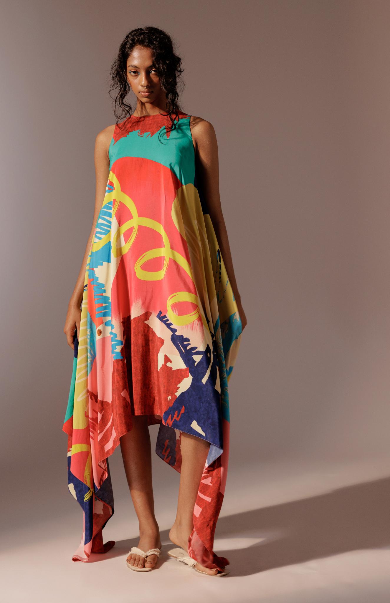 Juno Asymmetrical Dress - CiceroniDressesAdvait