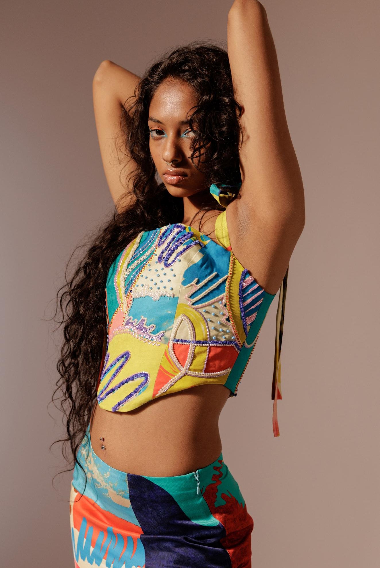 Juno Embroidered Corset - CiceroniCorsetAdvait