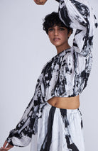 Kafka Pleated Top - CiceroniCrop topAdvait