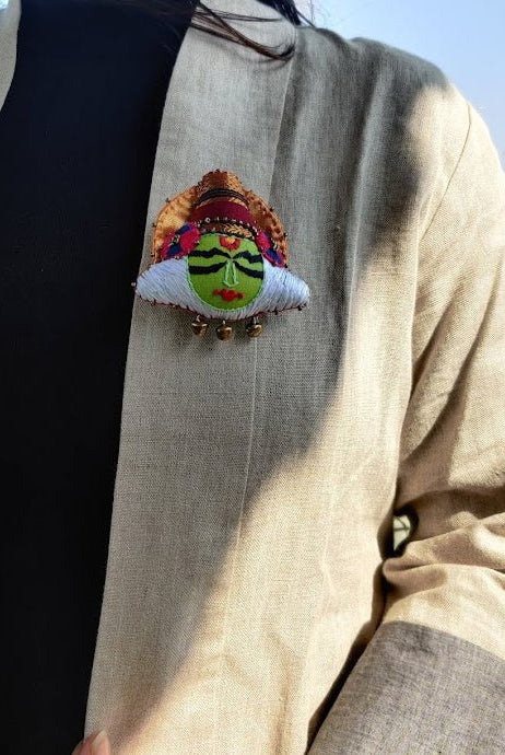 Kathakali Brooch Pin - CiceroniBroochD I T I
