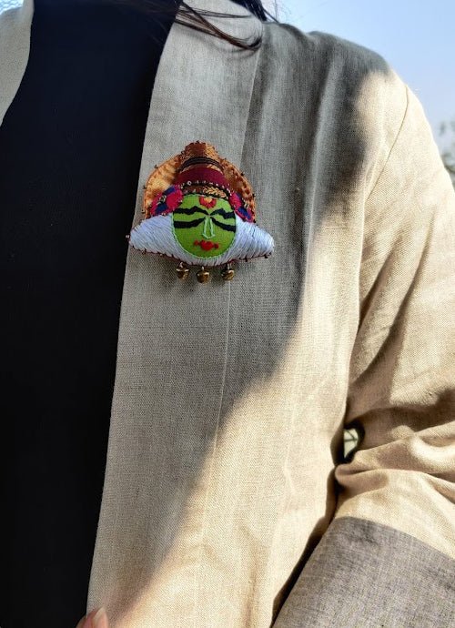 Kathakali Brooch Pin - CiceroniBroochD I T I