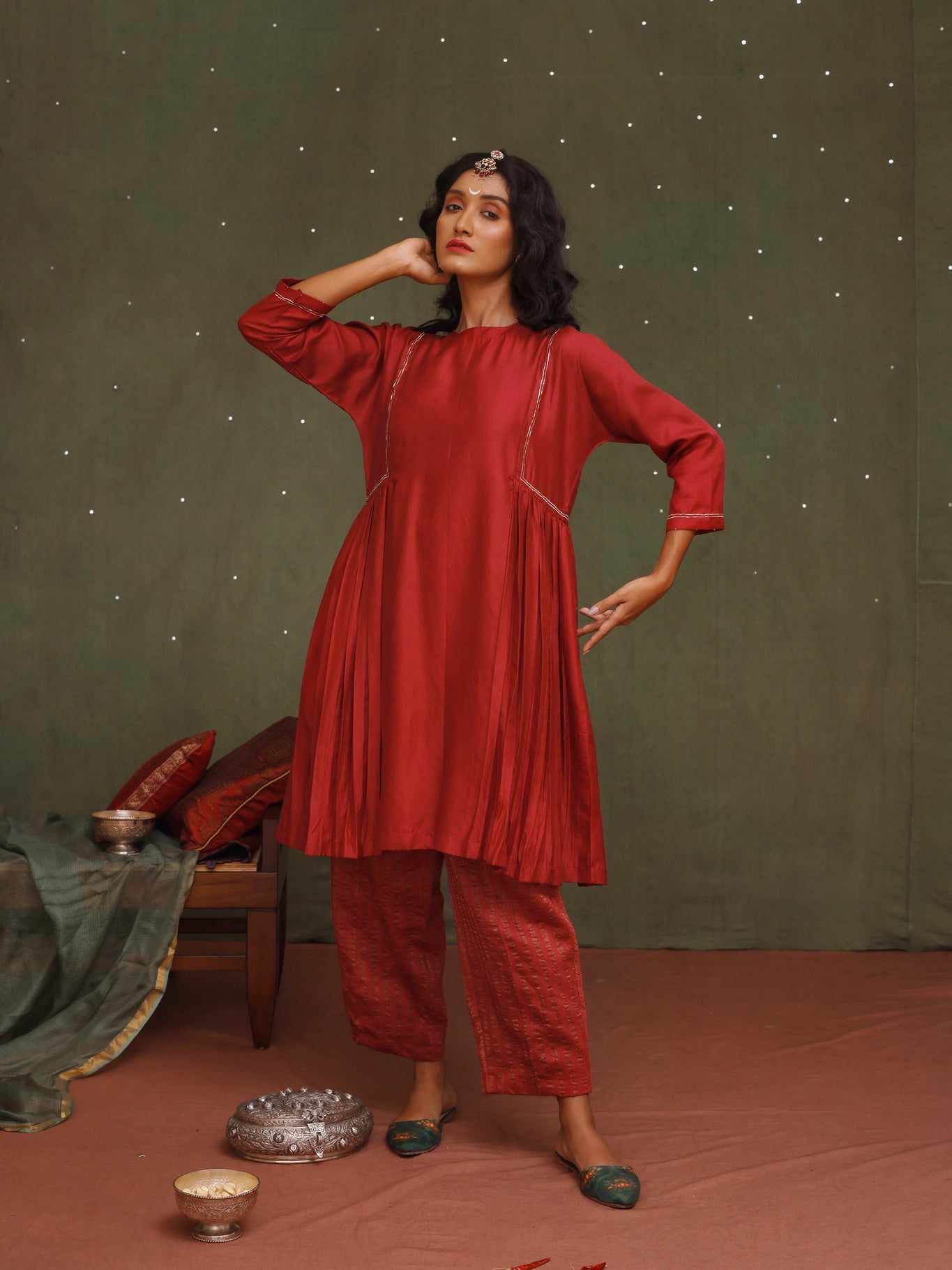 Kaumudi Kurta Set - CiceroniKurta Set, Festive wearChokhi Chorri