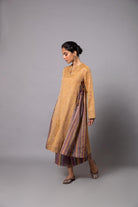 Kavya Tissue Kurta Set - Yellow - CiceroniKurta Set, Festive wearLabel Shreya Sharma