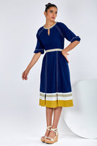 Kawa - Peek-A-Back Midi Dress - CiceroniDressesMadder Much