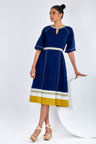 Kawa - Peek-A-Back Midi Dress - CiceroniDressesMadder Much