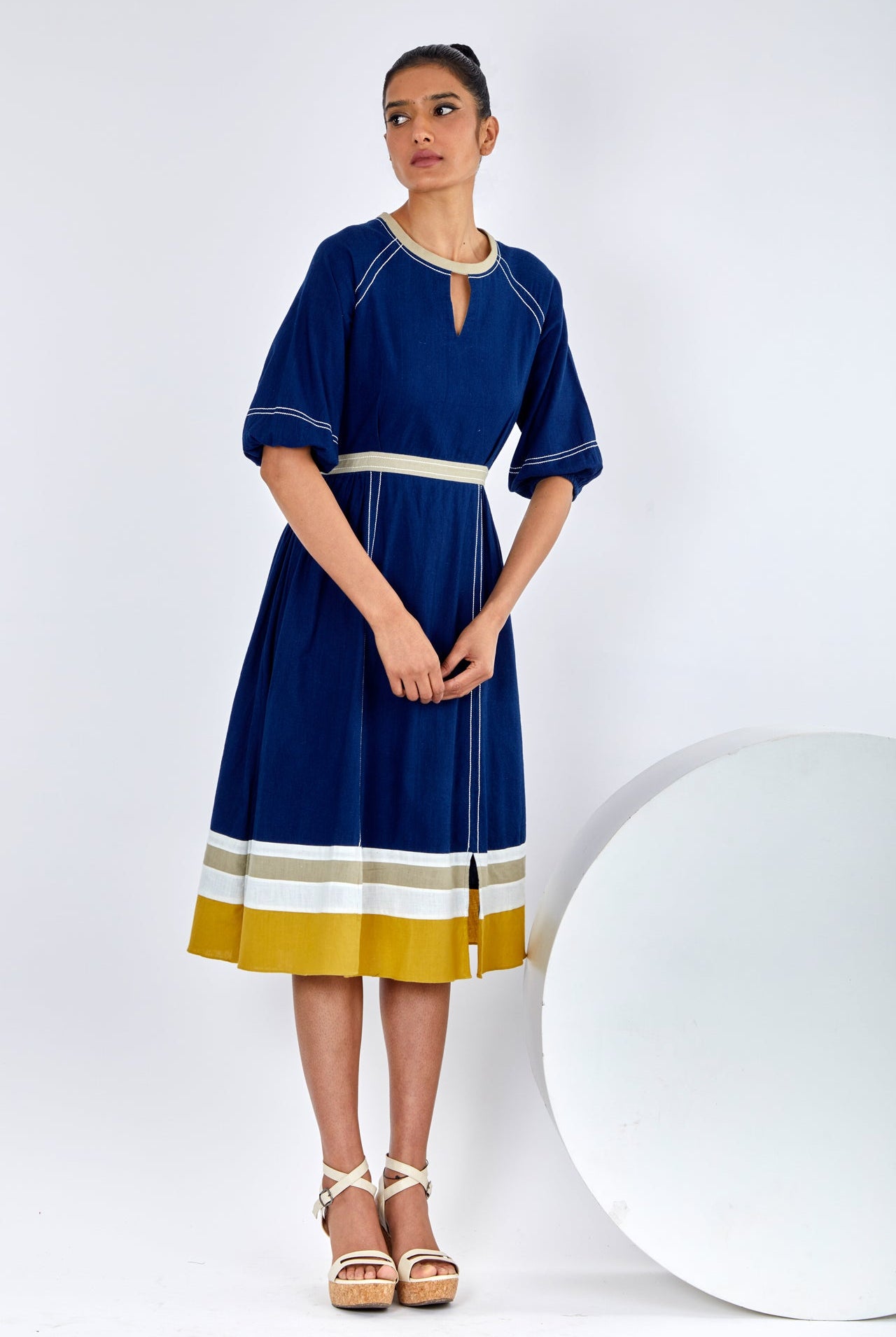 Kawa - Peek-A-Back Midi Dress - CiceroniDressesMadder Much