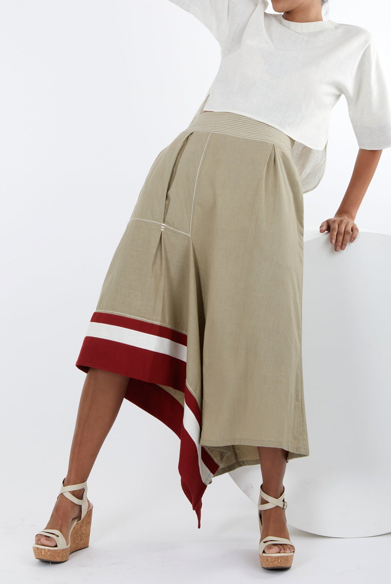 Kazu - Crop Top And Terraced Skirt - CiceroniCo-ord SetMadder Much