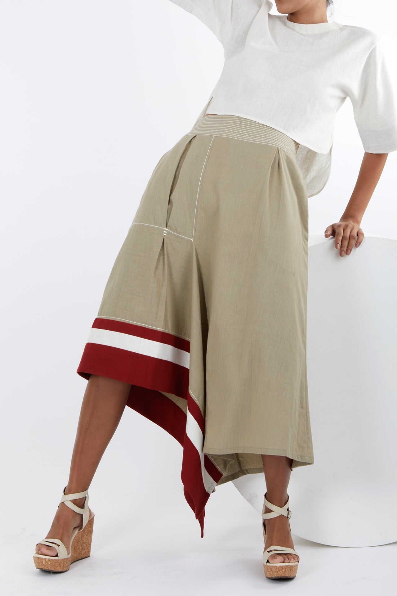 Kazu - Crop Top And Terraced Skirt - CiceroniCo-ord SetMadder Much