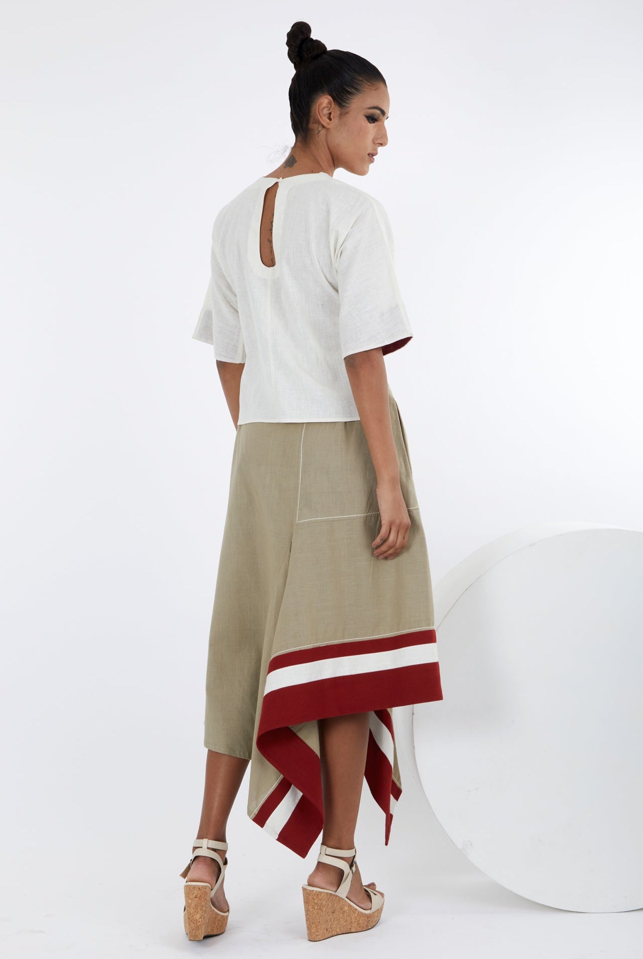 Kazu - Crop Top And Terraced Skirt - CiceroniCo-ord SetMadder Much