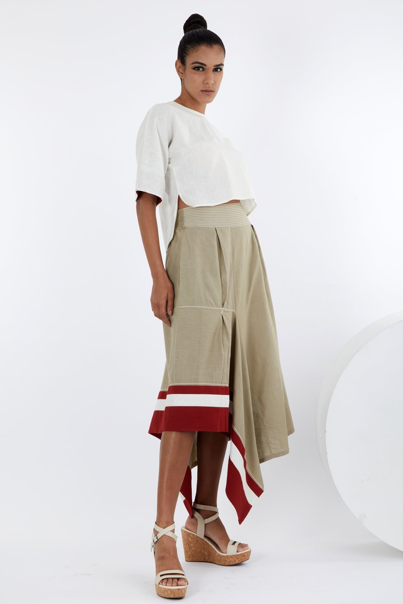Kazu - Crop Top And Terraced Skirt - CiceroniCo-ord SetMadder Much