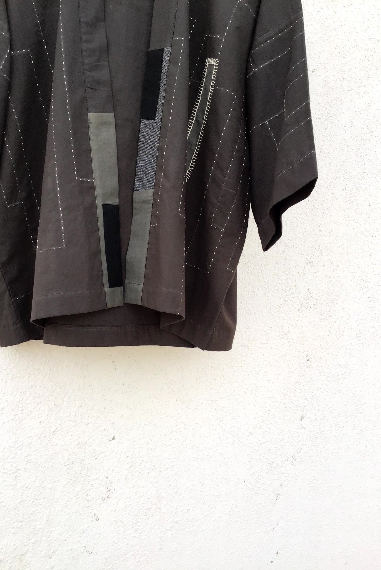 Kimono jacket In Brown - CiceroniPatch Over Patch