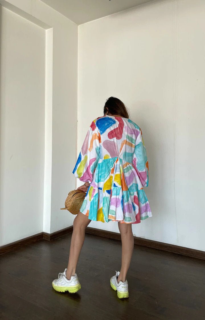 Kinda Fun Dress in Multi Camo - CiceroniHappi Space