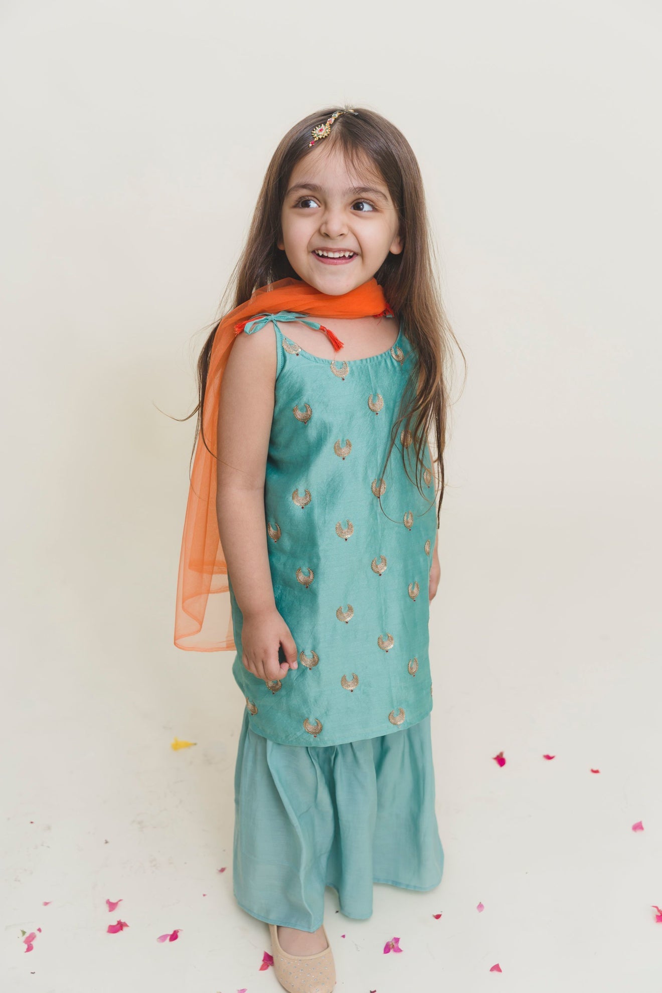 Knot Kurta Sharara Set in Chanderi - CiceroniMr. Brat