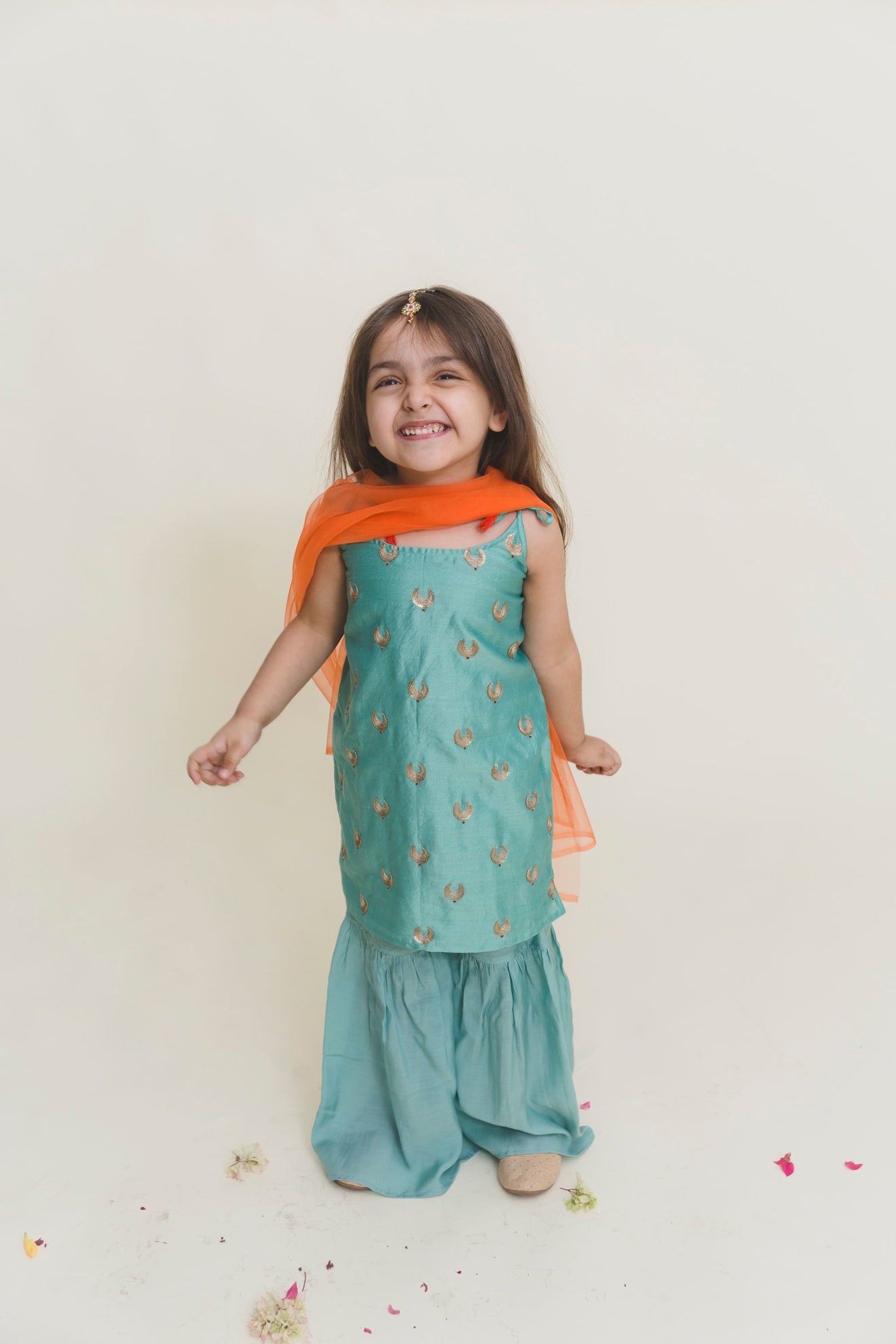 Knot Kurta Sharara Set in Chanderi - CiceroniMr. Brat