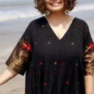 Kohl Dreams Zari Jamdani Dress - CiceroniDressesBhomra