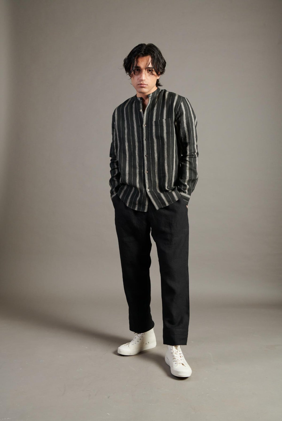 Kohl Linen Lounge Pants - CiceroniPantsSaphed