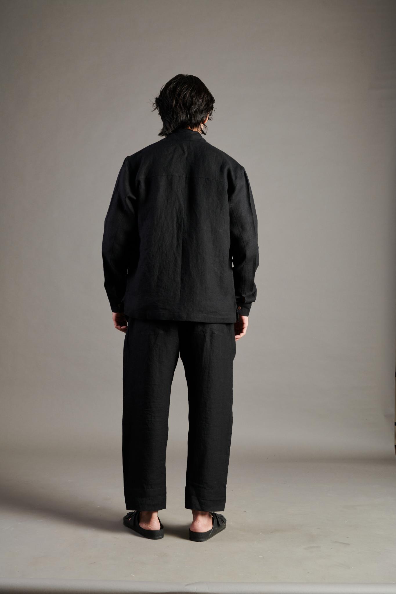 Kohl Linen Men's Overshirt - CiceroniOvershirtSaphed