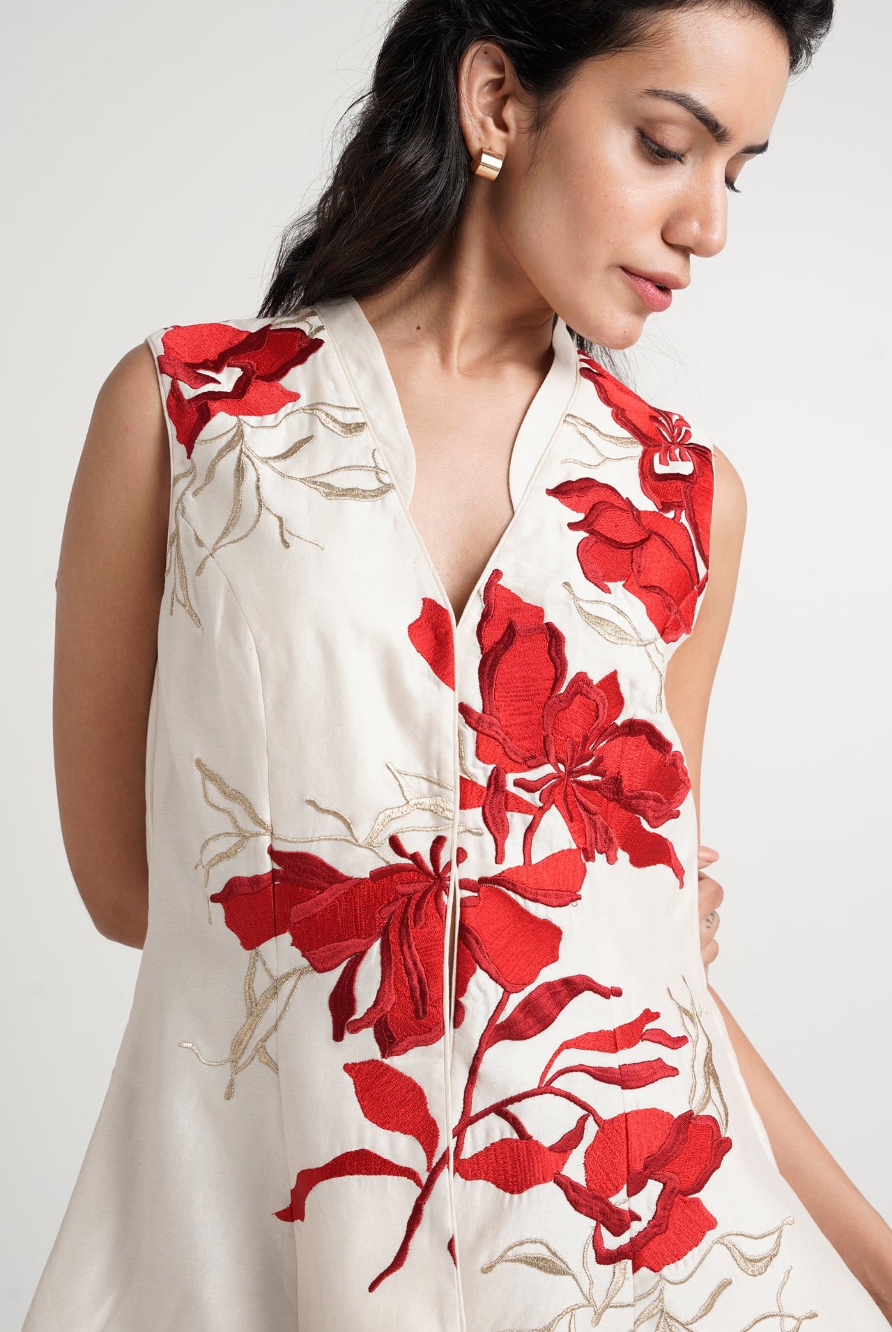 Kubra - Princess-fit Peplum Top + Divided Skirt - CiceroniCo-ord SetMadder Much