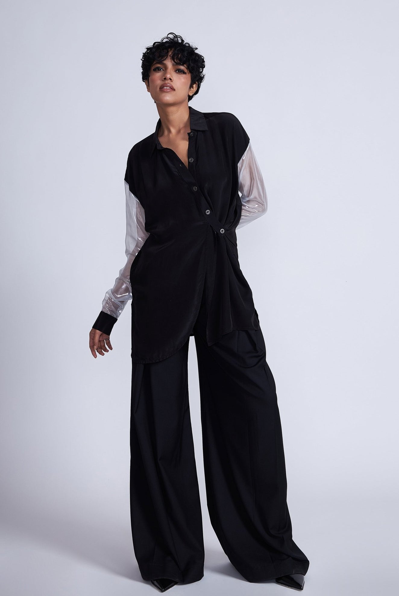 Kuro AsymmetrIcal Shirt - CiceroniShirtAdvait