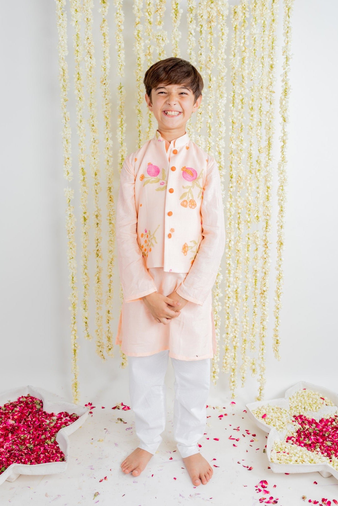 Kurta Jacket Set- 3 Pc - CiceroniMr. Brat