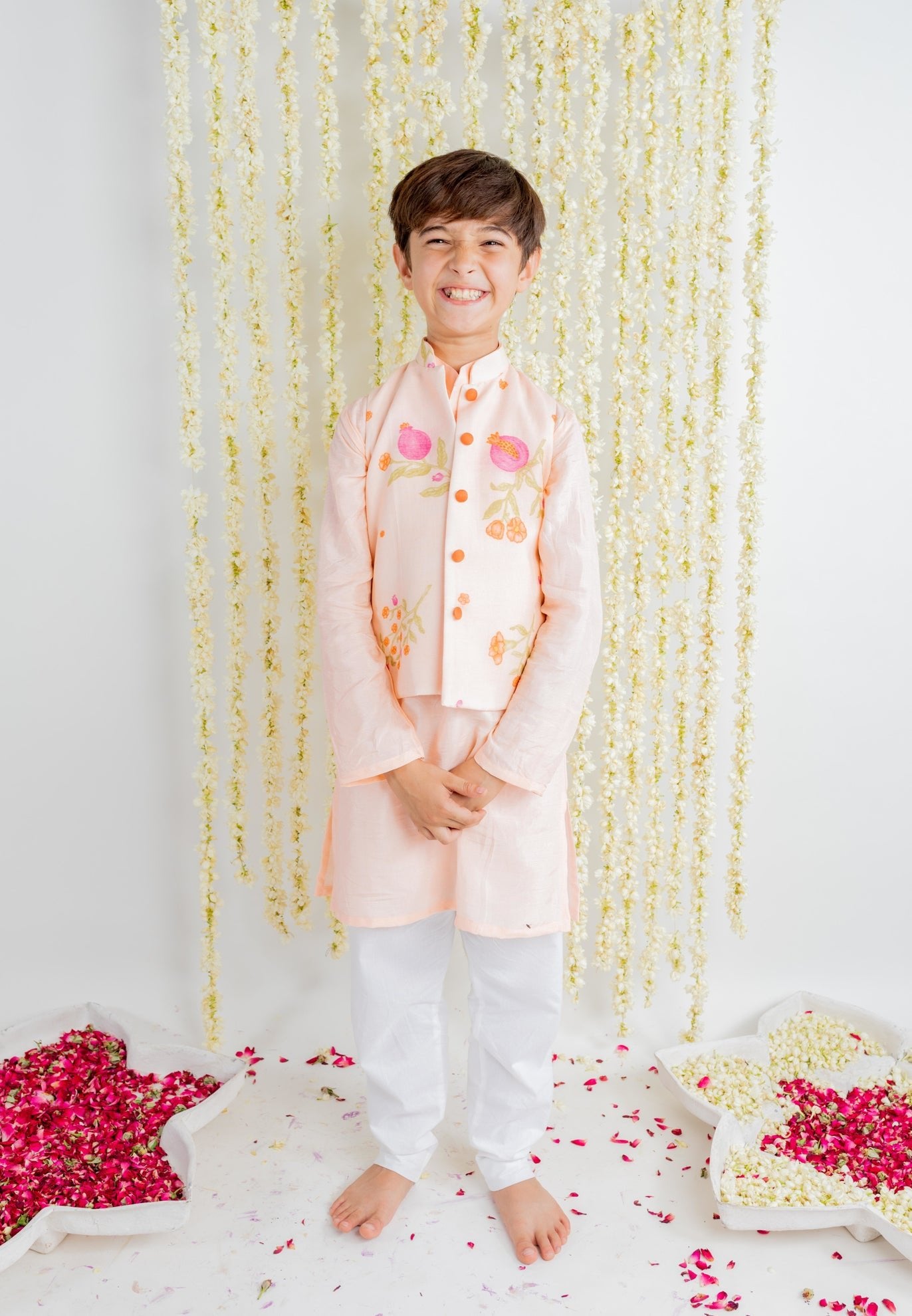 Kurta Jacket Set- 3 Pc - CiceroniMr. Brat