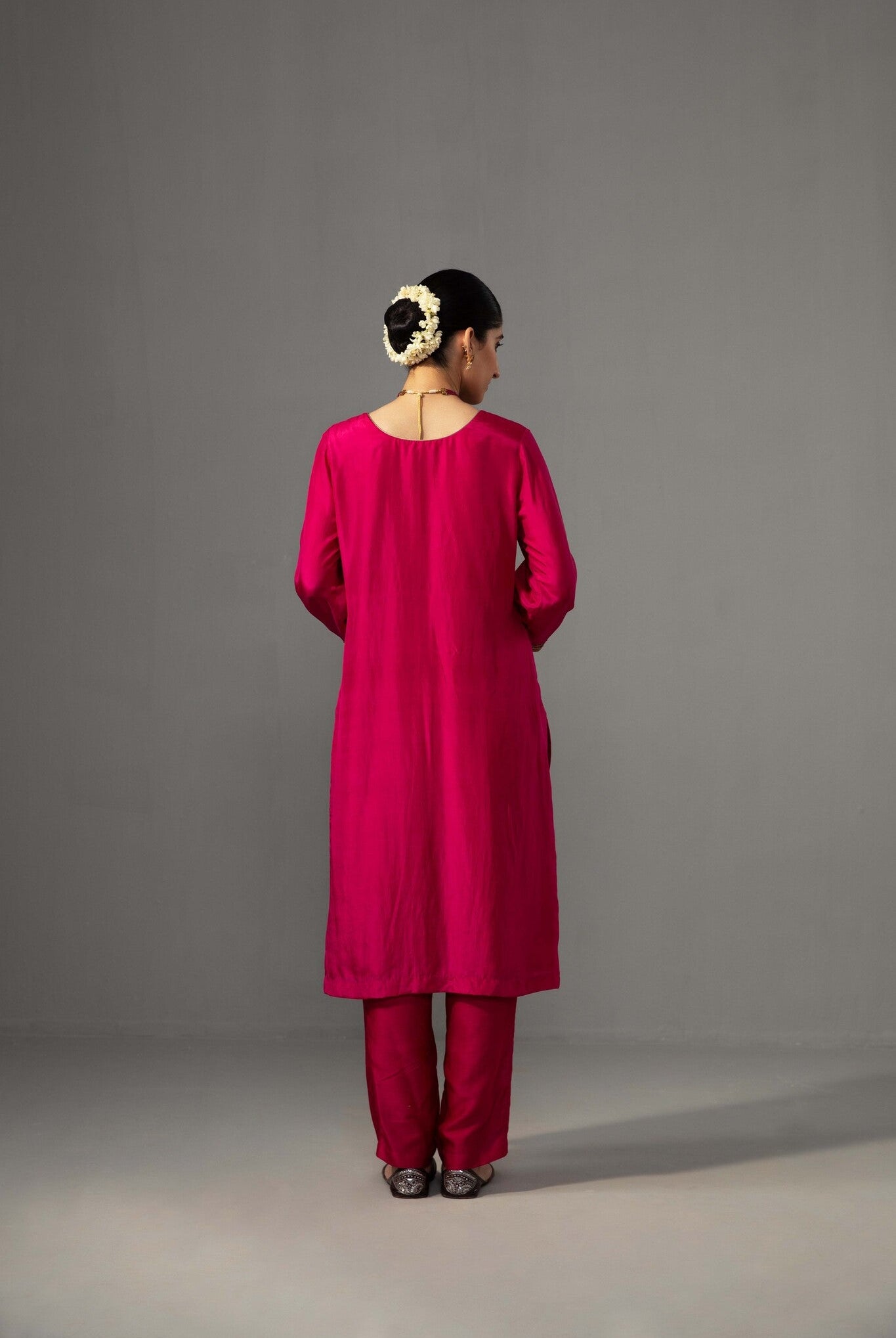 Kushi Kurta Dupatta Set - Fuchsia Pink - CiceroniKurta Set, Festive wearLabel Shreya Sharma