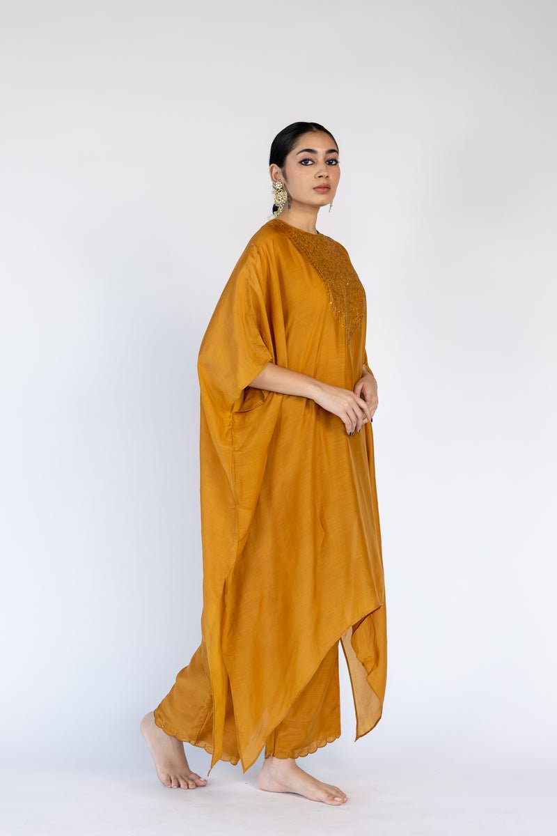 Lailaa Caftan Set - Mustard - CiceroniKaftan SetNirjara