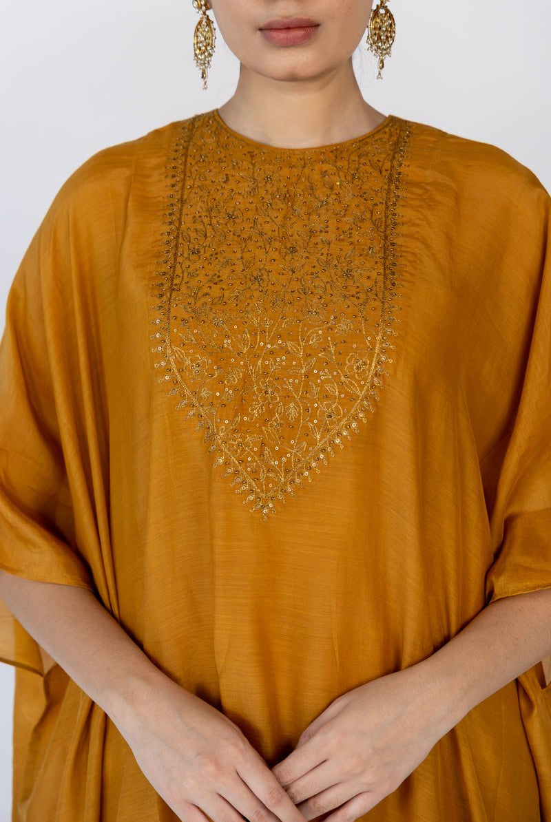 Lailaa Caftan Set - Mustard - CiceroniKaftan SetNirjara