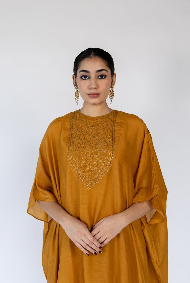 Lailaa Caftan Set - Mustard - CiceroniKaftan SetNirjara