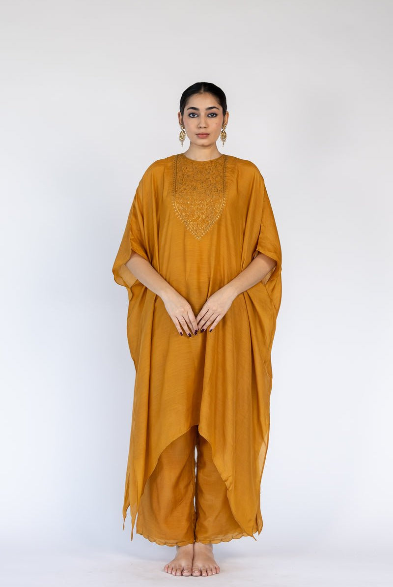 Lailaa Caftan Set - Mustard - CiceroniKaftan SetNirjara