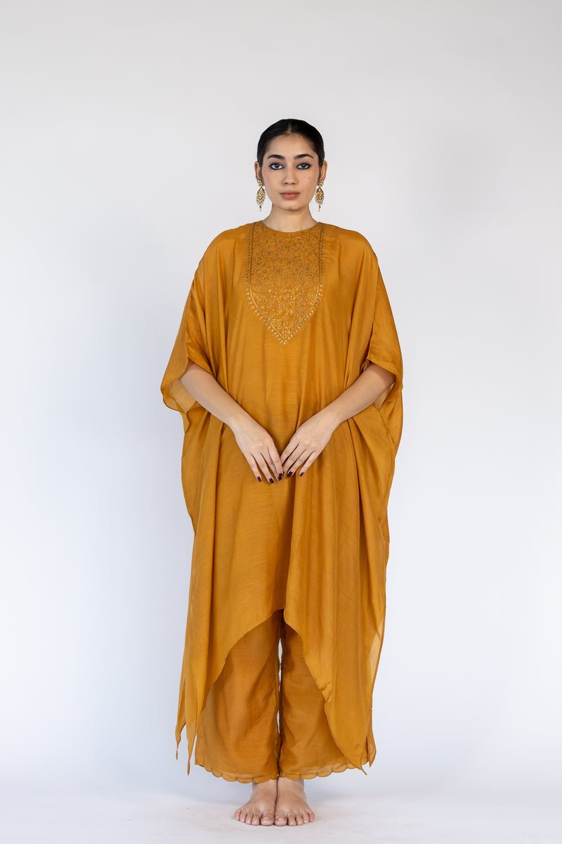 Lailaa Caftan Set - Mustard - CiceroniKaftan SetNirjara