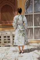 Late August Dress in Greenhouse Print - CiceroniDressesHappi Space