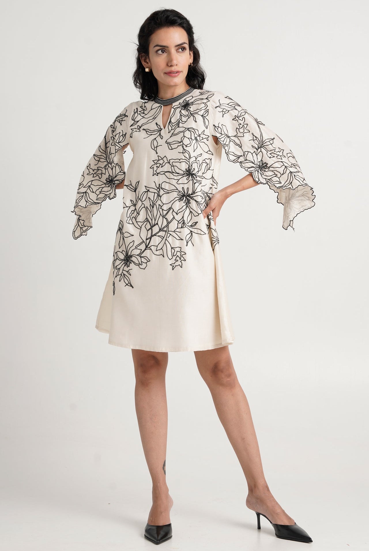 Leo - Monochrome Shift Dress - CiceroniDressesMadder Much