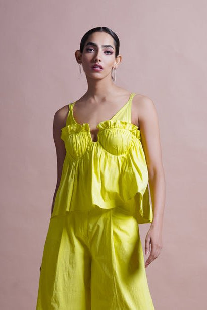 Lime Granadilla Bandeau Co-ord - CiceroniCo-ord SetEkastories