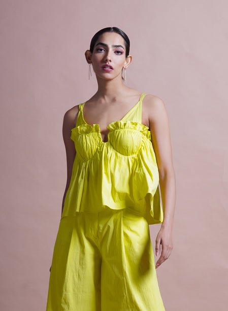 Lime Granadilla Bandeau Co-ord - CiceroniCo-ord SetEkastories