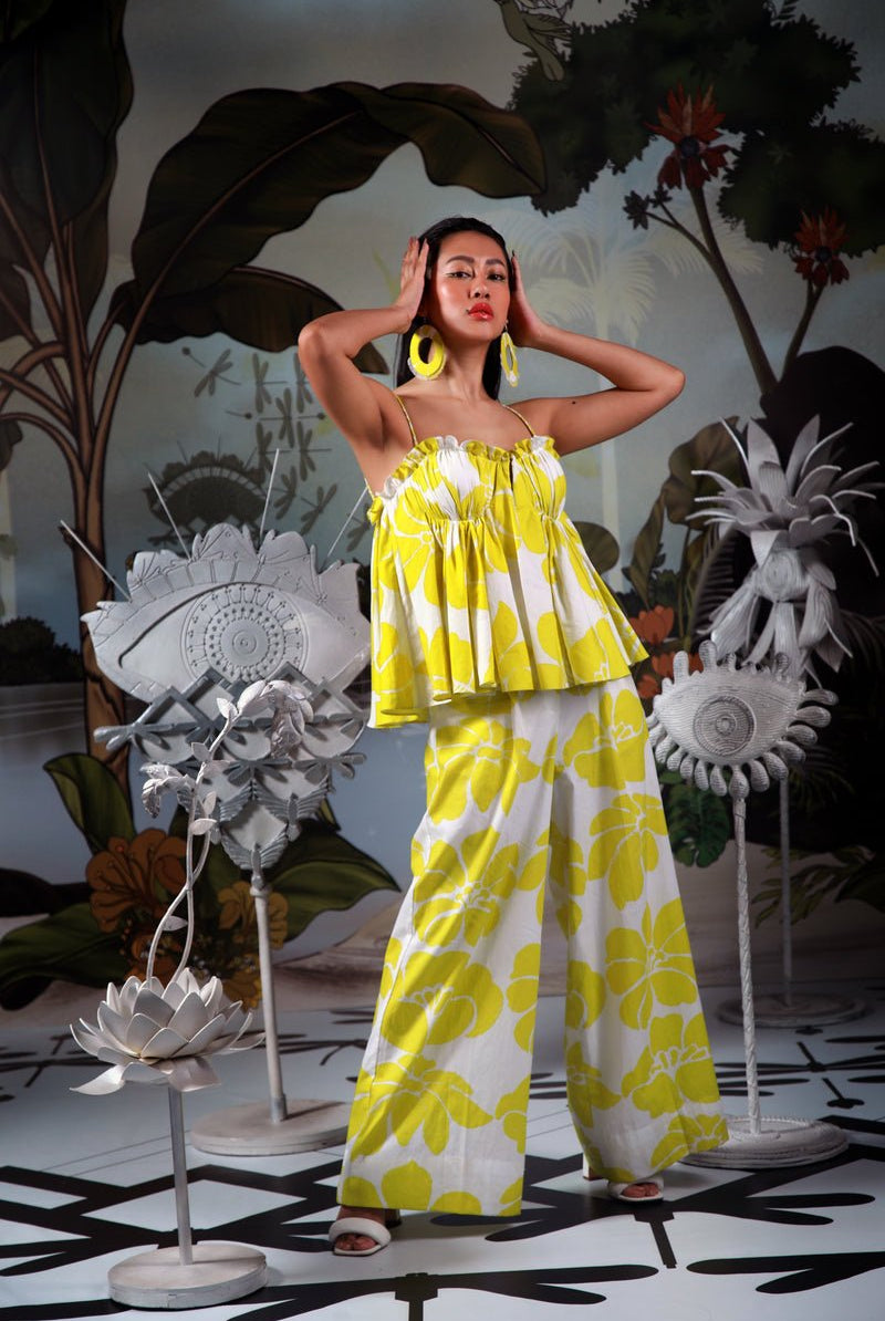 Lime Sonder Bralette Co-ord Set - CiceroniCo-ord SetEkastories