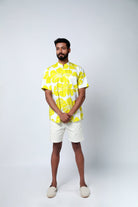 Lime Sonder Stand Collar Shirt - CiceroniShirtsEkastories