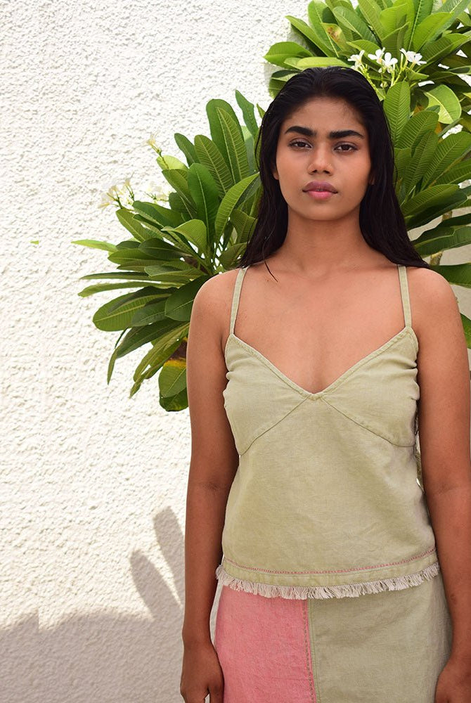 Linen Cami - CiceroniTopsSonica Sarna