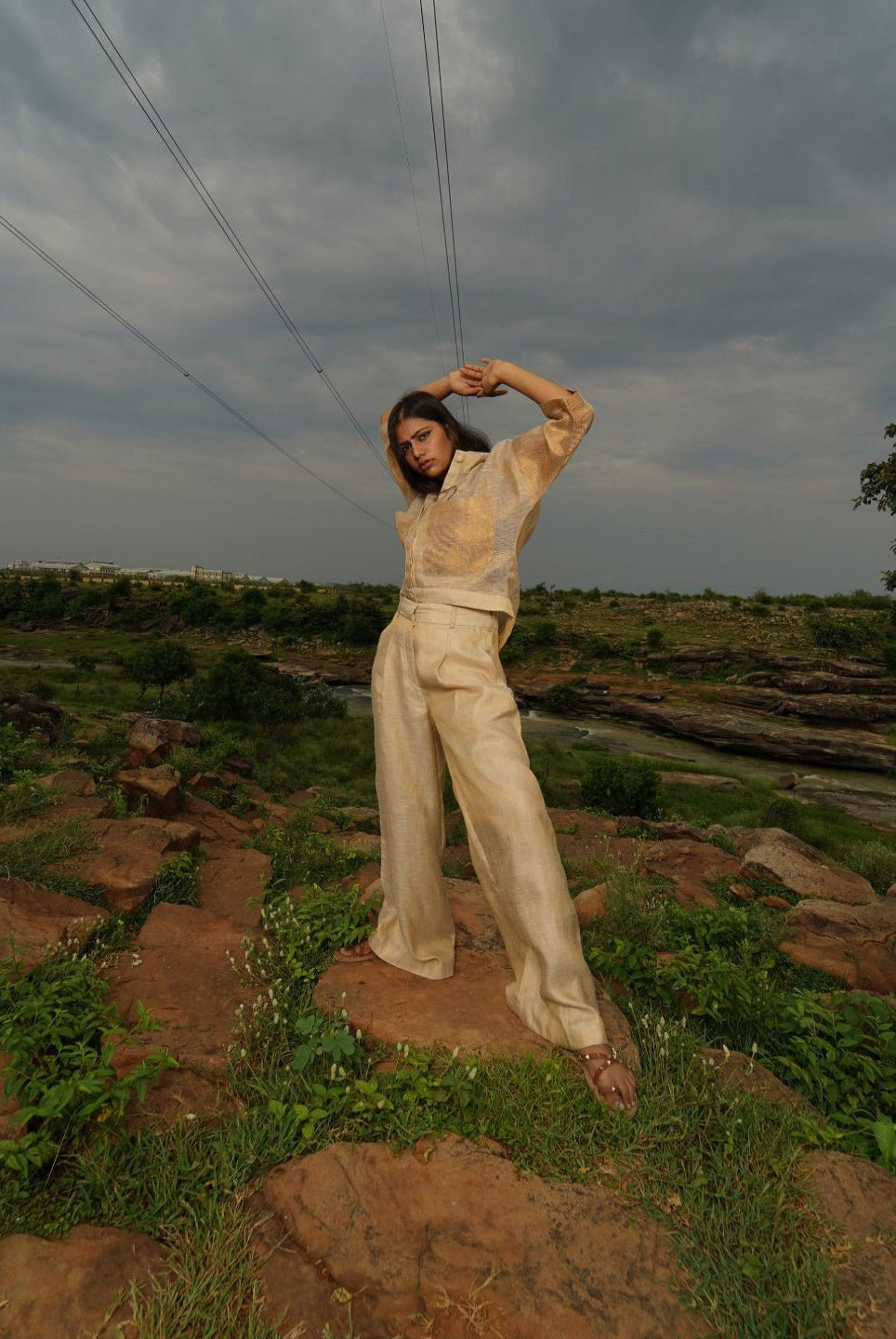 Linen Cotton Set - CiceroniCo-ord SetPriyanca Khanna