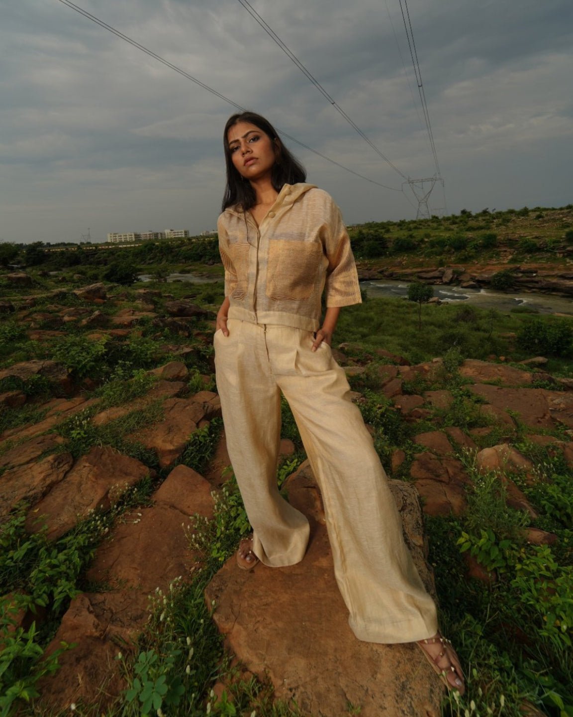 Linen Cotton Set - CiceroniCo-ord SetPriyanca Khanna