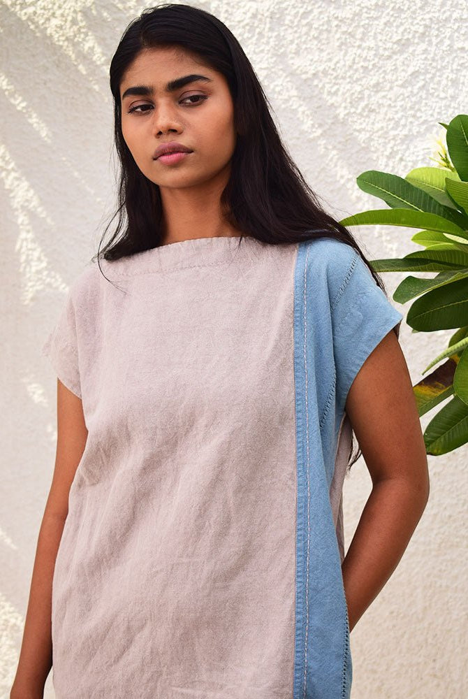 Linen Tunic Dress - CiceroniDressesSonica Sarna