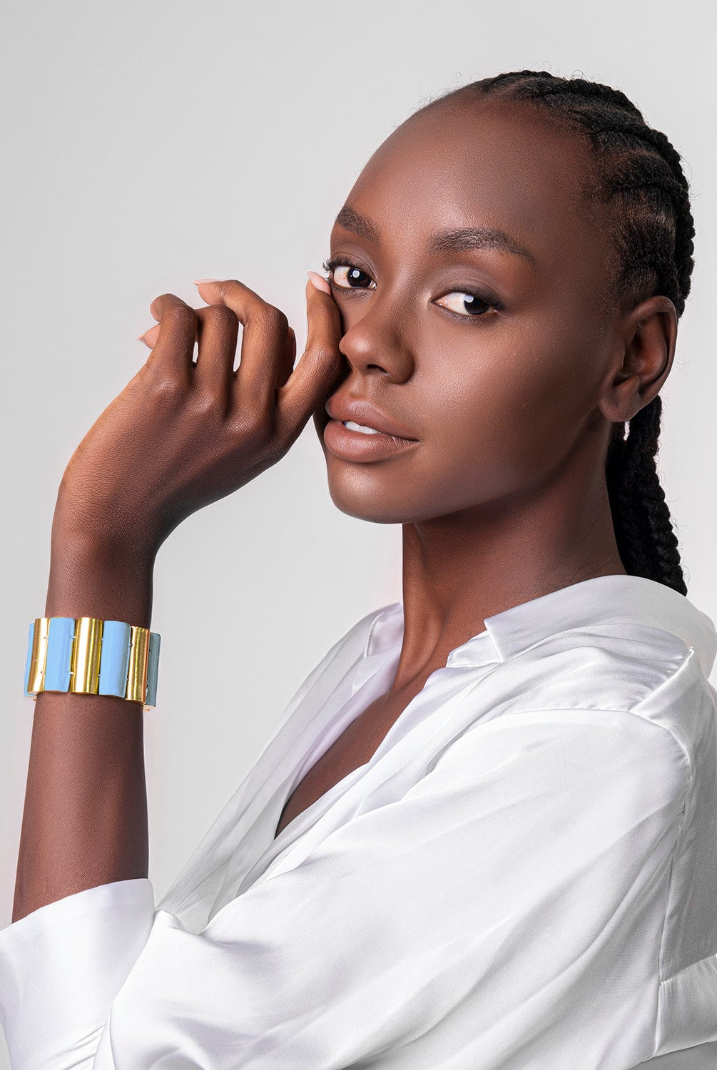 Log Bracelet - Ice Blue - CiceroniBraceletsEquiivalence