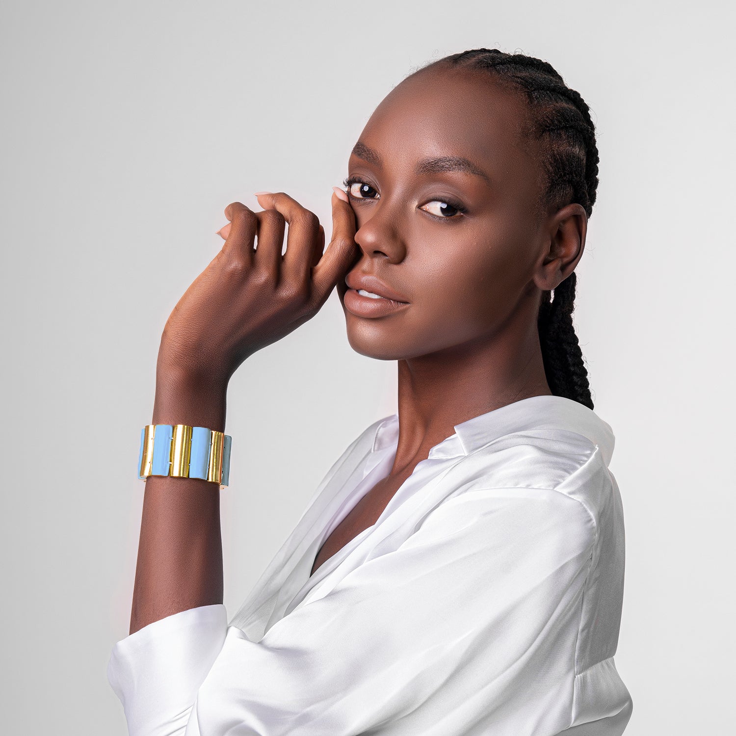 Log Bracelet - Ice Blue - CiceroniBraceletsEquiivalence