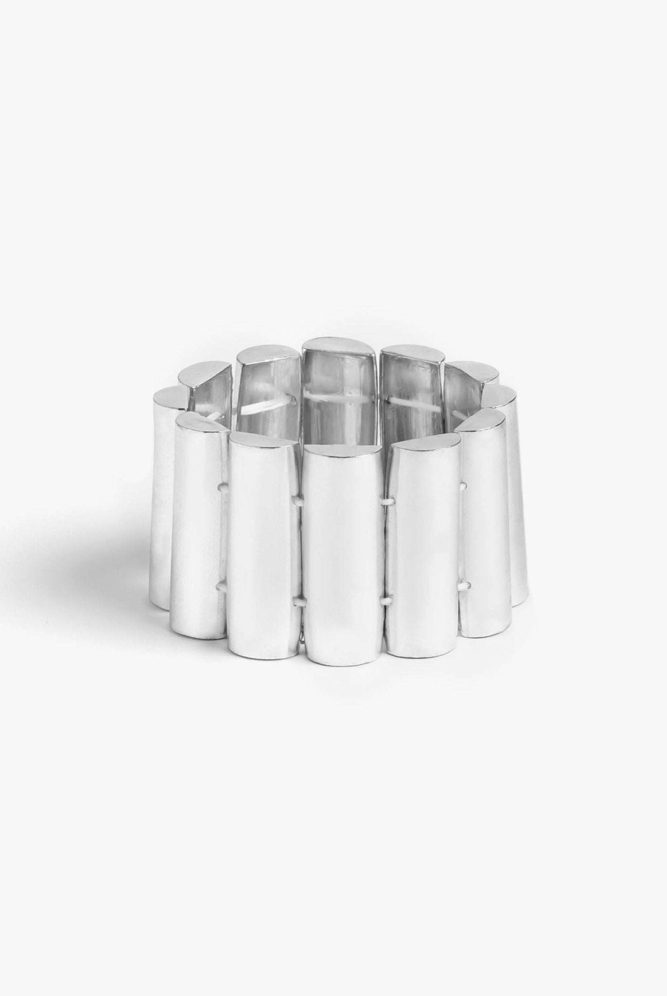 Log Bracelet - Silver Tone - CiceroniBraceletsEquiivalence