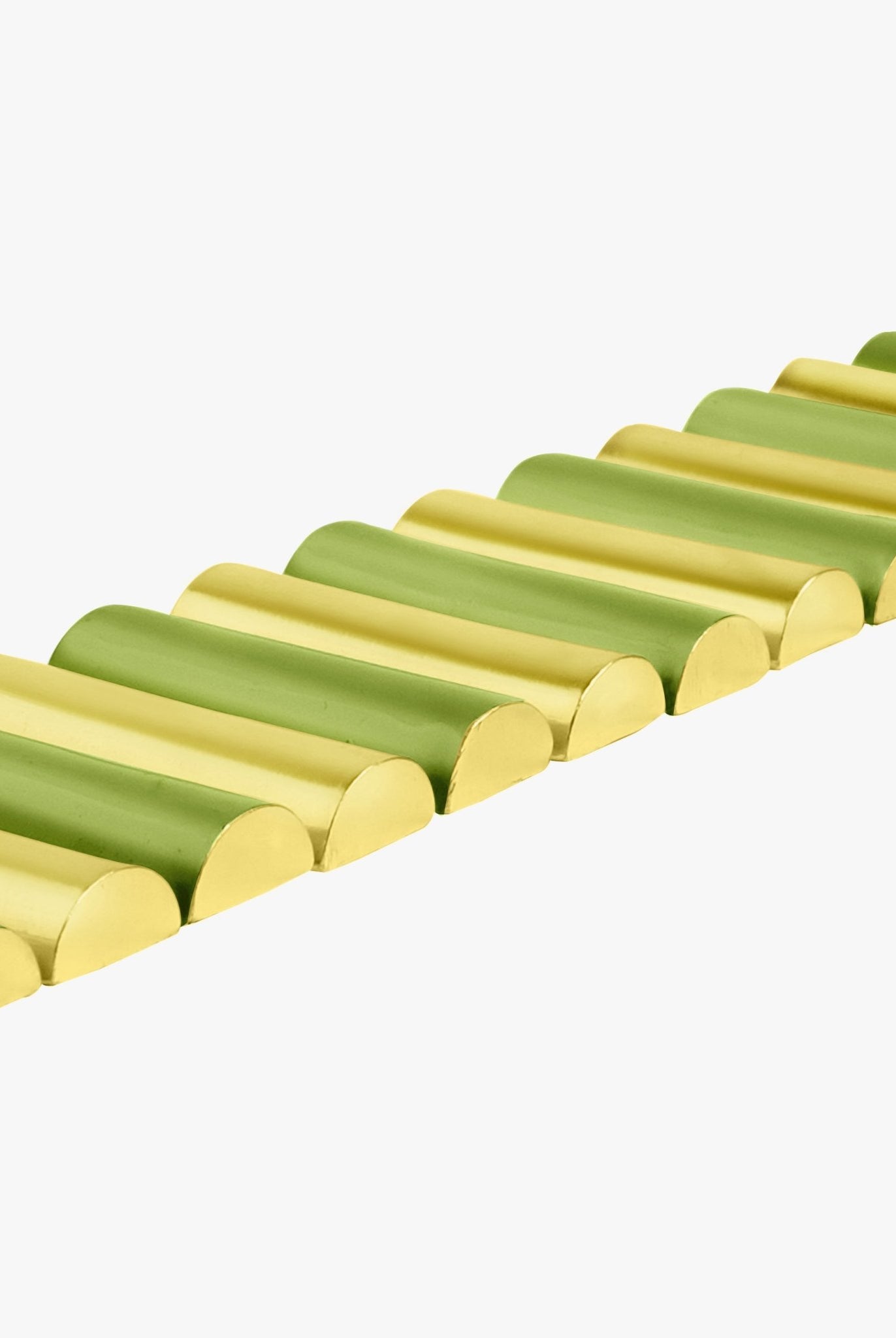 Log Necklace - Olive - CiceroniNeckpieceEquiivalence