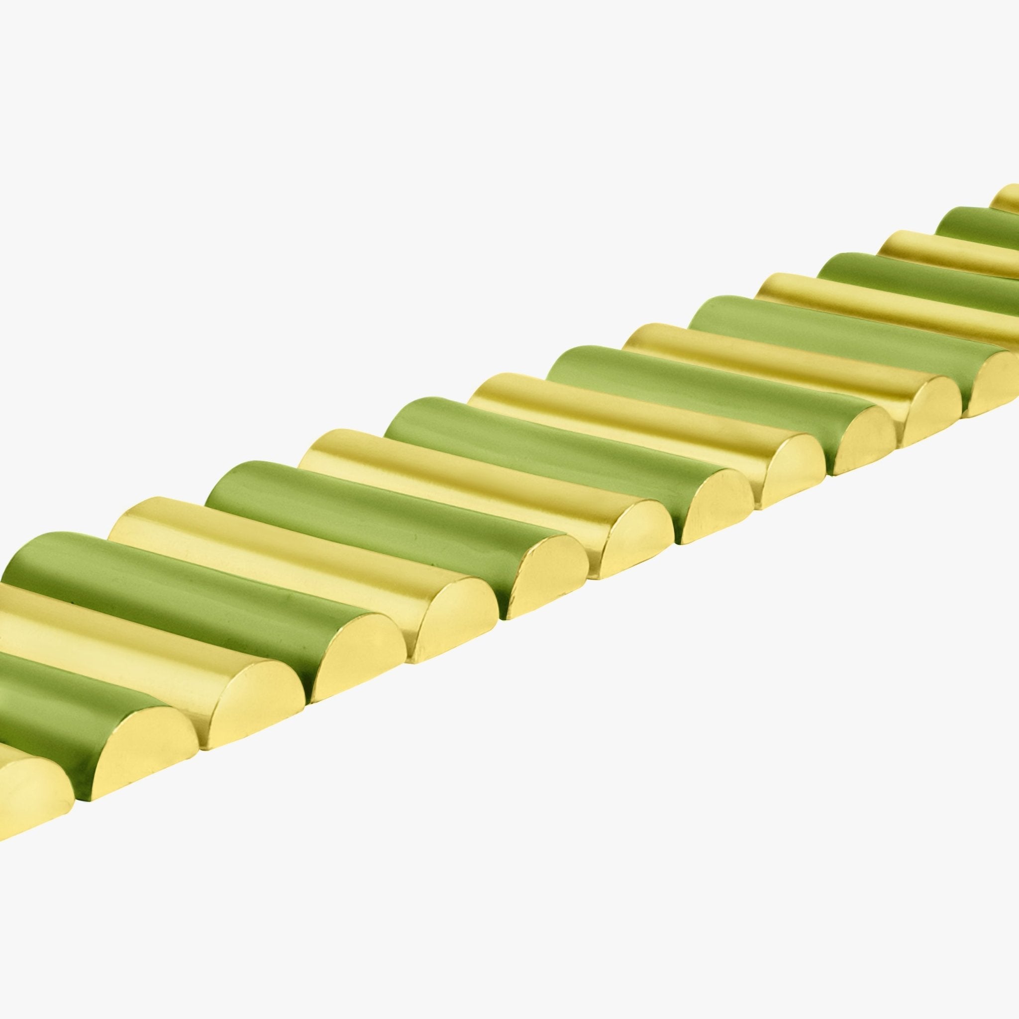 Log Necklace - Olive - CiceroniNeckpieceEquiivalence