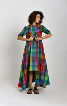 Madras Checks Queen's Jacket - CiceroniJacketsHiranya