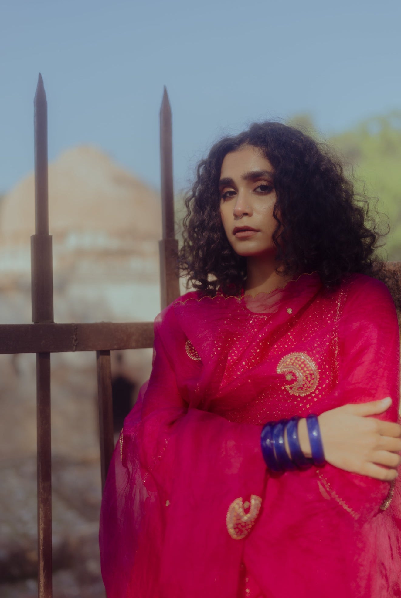 Magenta Chand Odhani - CiceroniNirjara