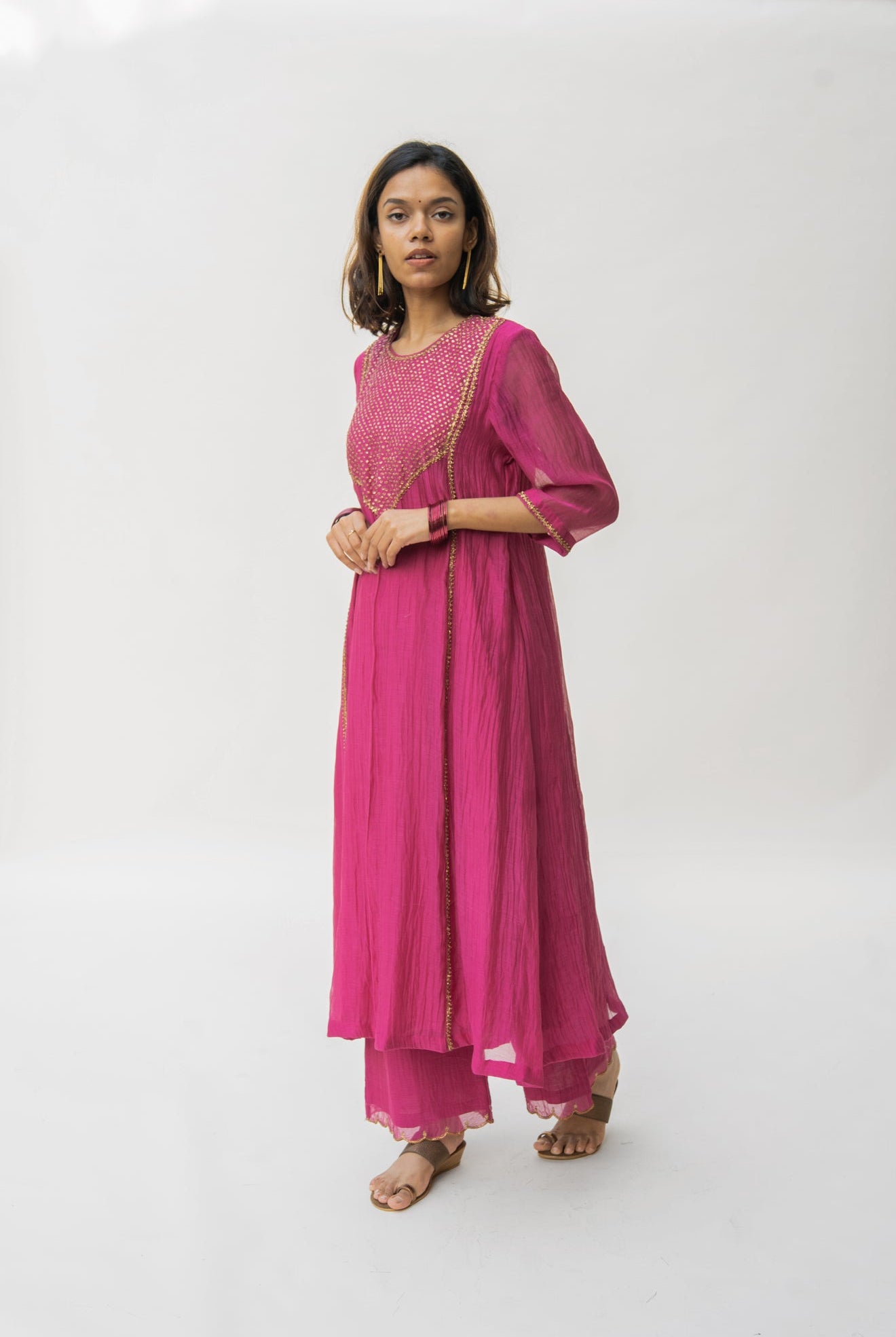 Magenta Firdaus Abho Kurta Set - CiceroniNirjara